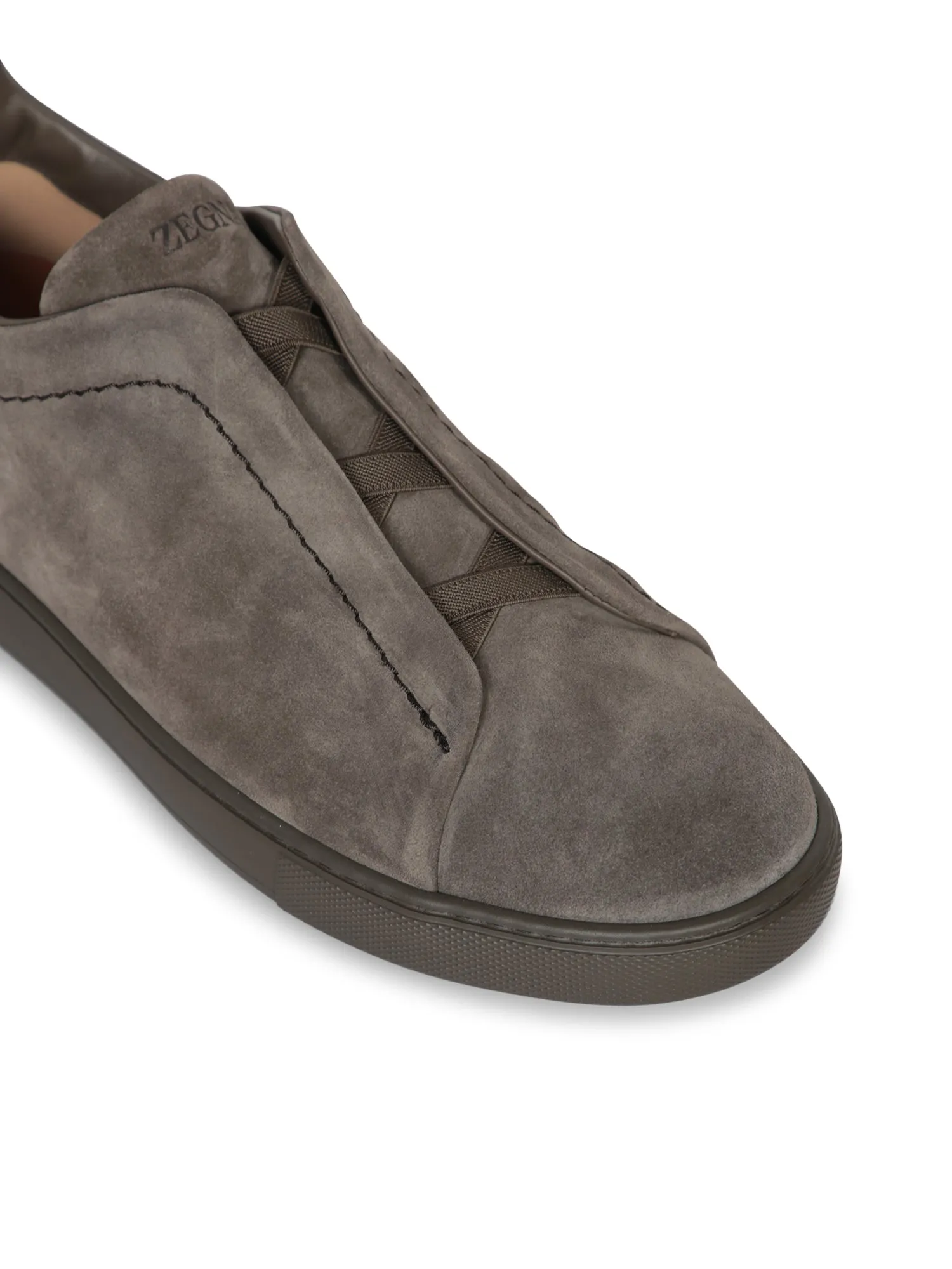 Triple Stitch Grey-Green Sneakers