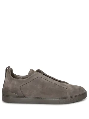 Triple Stitch Grey-Green Sneakers