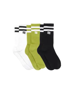 VIAVIA Logo Sport Socks 3 Pack