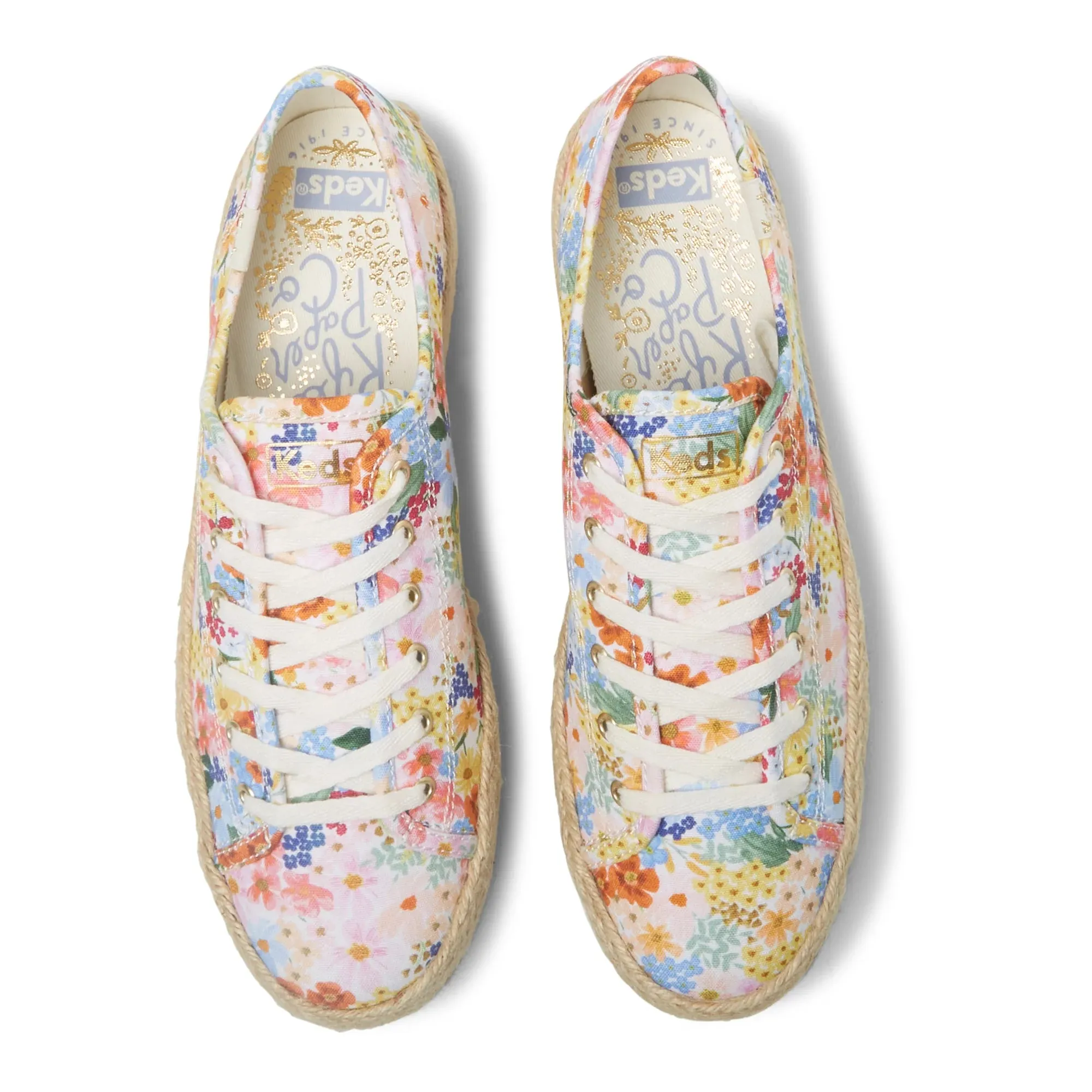 Women's Keds X Rifle Paper Co. Triple Kick White/Multi